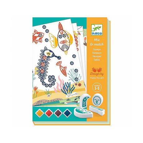 Djeco Kreativ Stempel Überraschende Tiere  