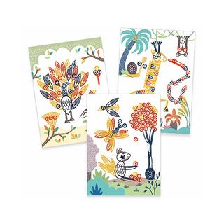 Djeco Kreativ Stempel Überraschende Tiere  