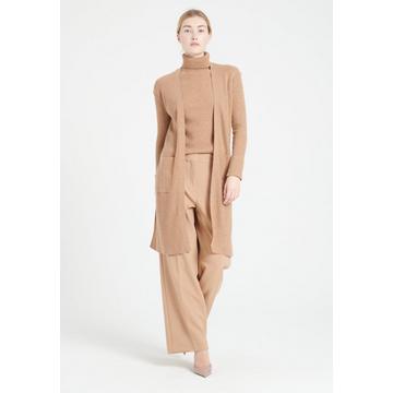 MIA 6 Long cardigan sans manches - 100% cachemire