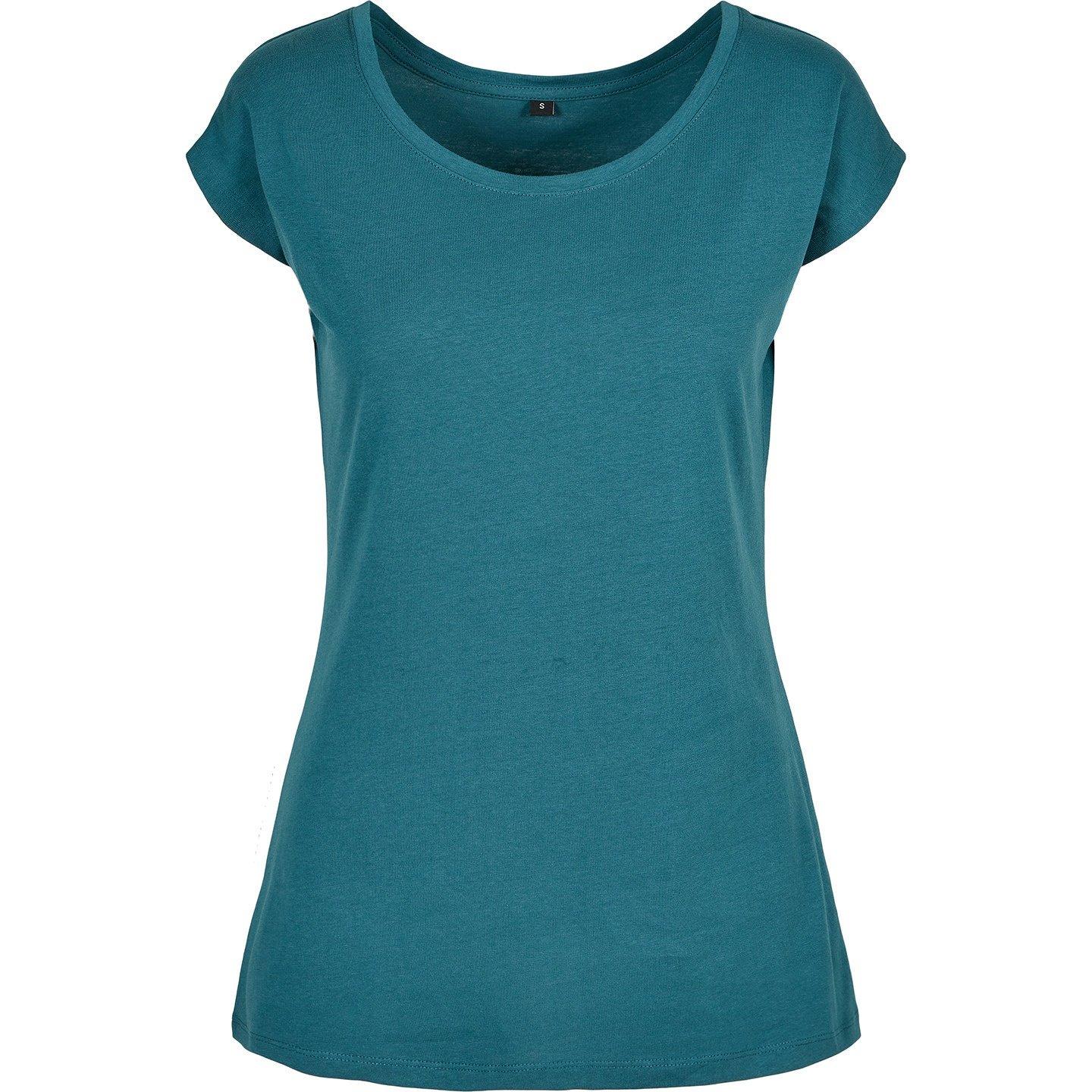 Image of Tshirt Weite Öffnung Damen Taubenblau L