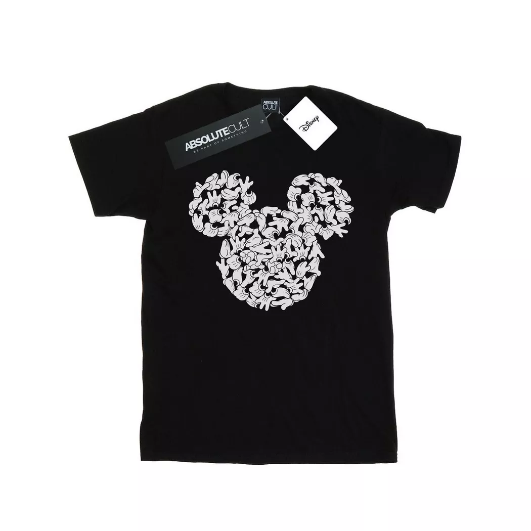 Disney - Head Of Hands TShirt, für Damen, Schwarz, Größe XL