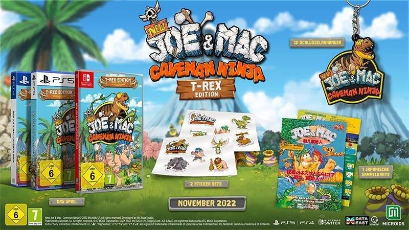 MICROIDS  New Joe & Mac: Caveman Ninja - T-Rex Edition 