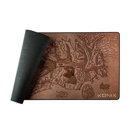 KONIX  Arnafelds Tappetino per mouse per gioco da computer Beige, Nero, Marrone 