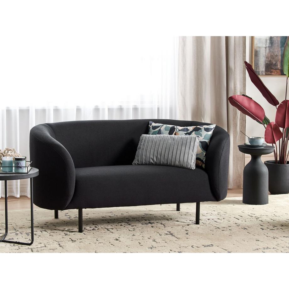 Beliani Canapé 2 places en Tissu Traditionnel LOEN  