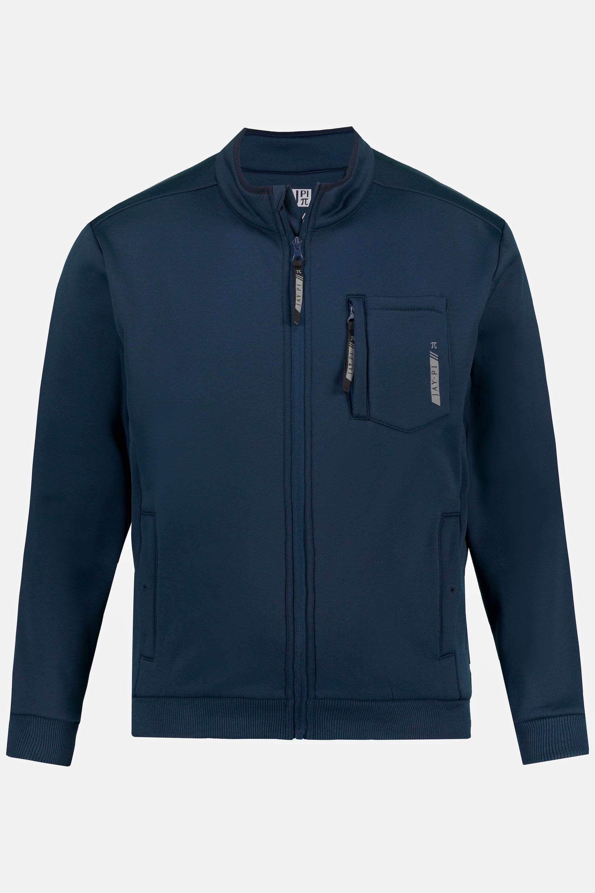 JP1880  Rad-Softshelljacke, Bikewear, FLEXNAMIC®, Stehkragen, Saumtaschen 