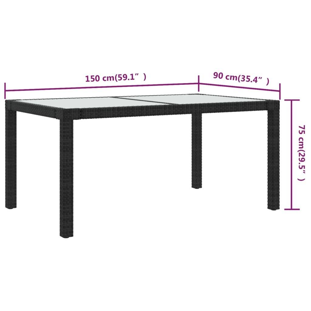 VidaXL Table de jardin  