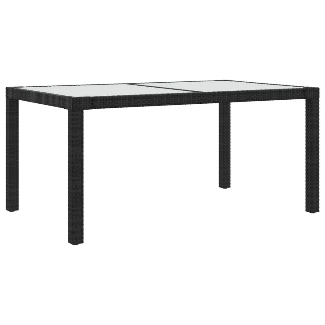 VidaXL - Table de jardin, One Size, Noir