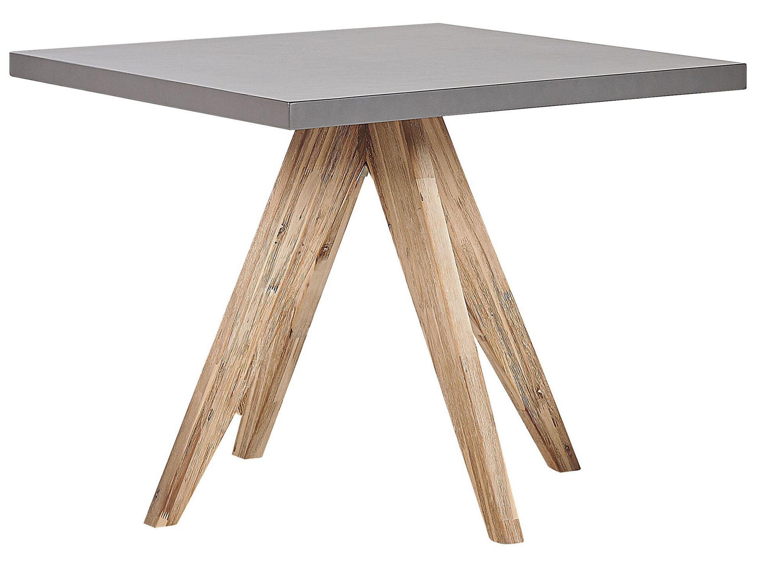 Beliani Table de jardin en Fibre-ciment Industriel OLBIA  