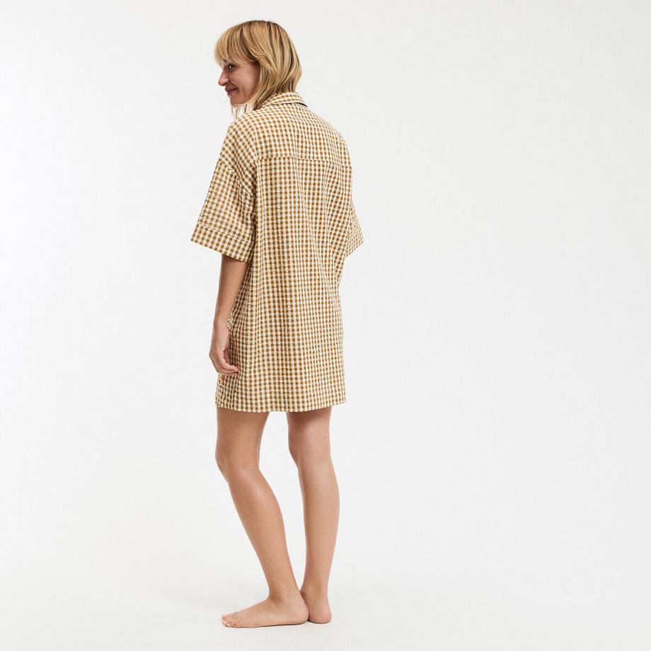 La Redoute Collections Camicia da notte seersucker  