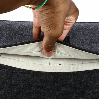 Avizar  Soft Touch 13'' Laptoptasche Schwarz 