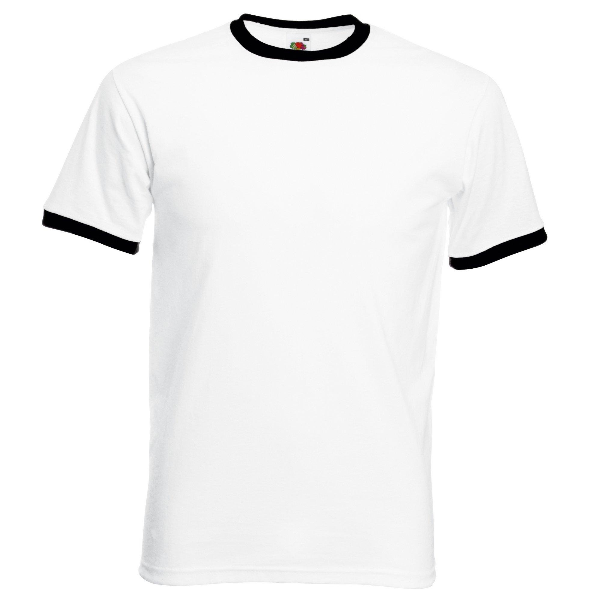 Image of Ringer Tshirt Herren Weiss S