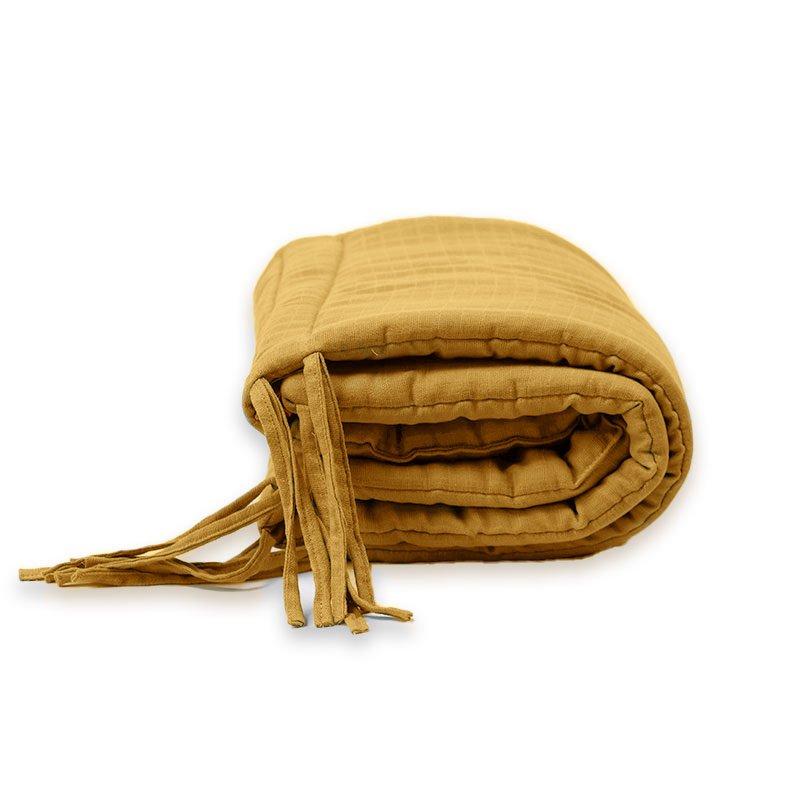Image of Bio-baumwoll-bettnest In Honig Unisex Camel