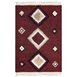 Beliani Tapis en Coton Boho SIIRT  