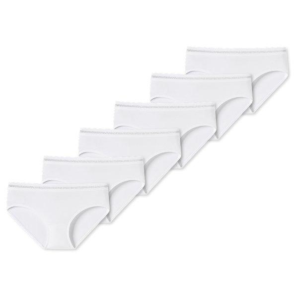 Image of 6er Pack Teens Girls Long Life Cotton - Panties Mädchen Weiss 176