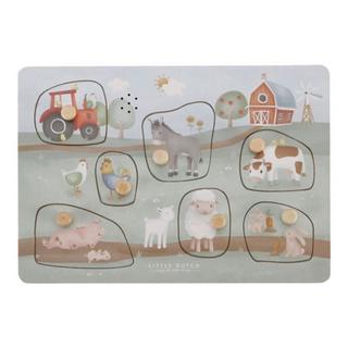 Little Dutch  Little Dutch Sound-Greif-Puzzle Little Farm FSC 