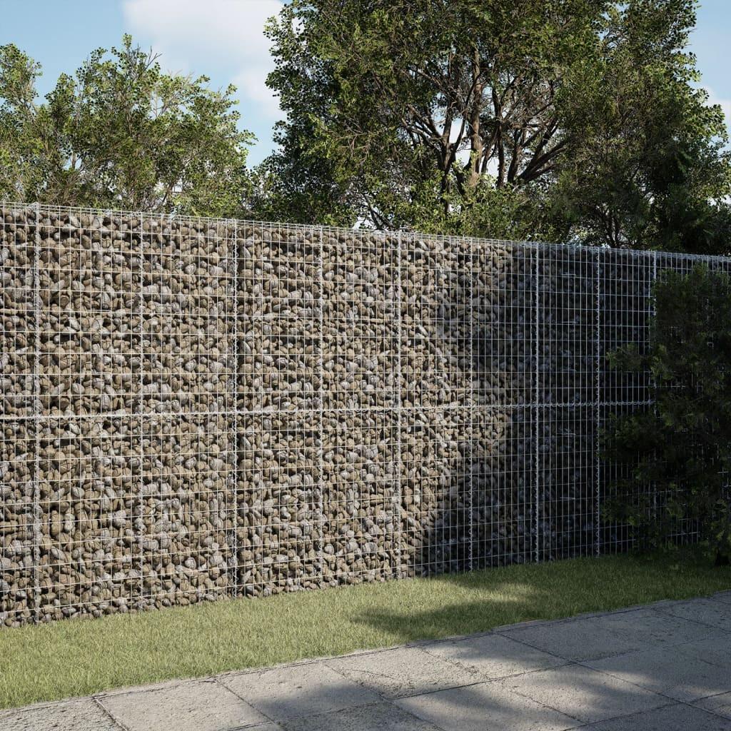 VidaXL Panier gabion fer  