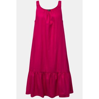 Ulla Popken Abito Midi Spalline Elastiche Scollo Rotondo Senza Maniche Tasche  