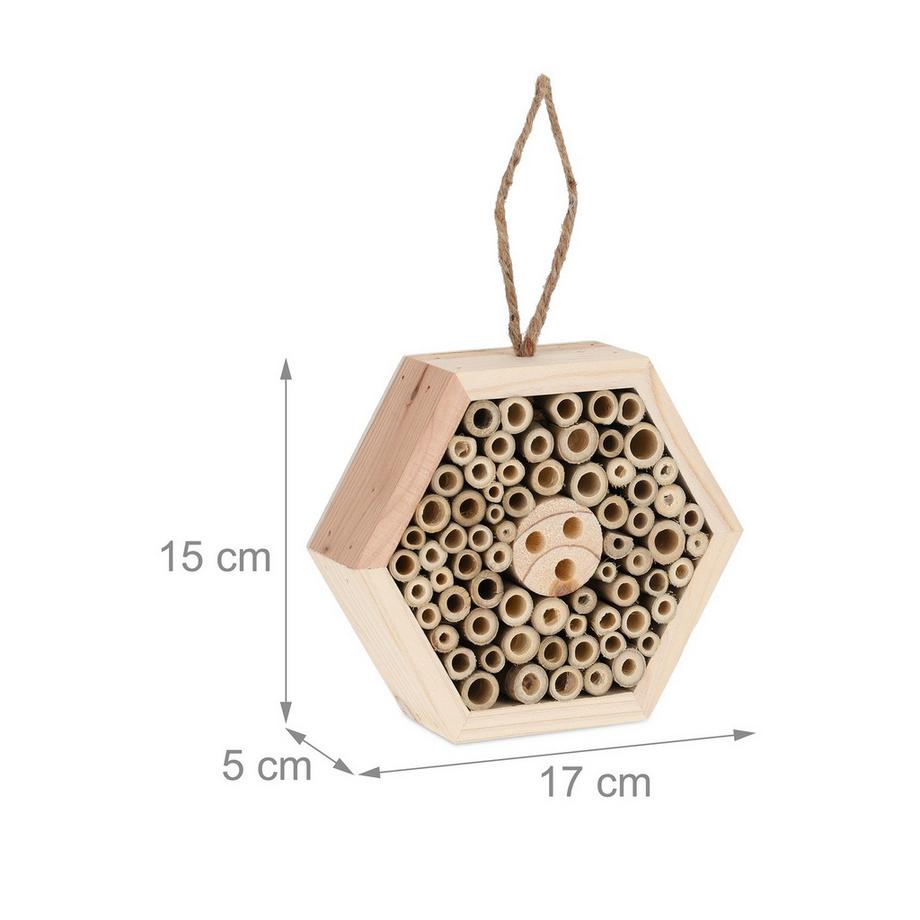 B2X Hôtel à insectes en bois  
