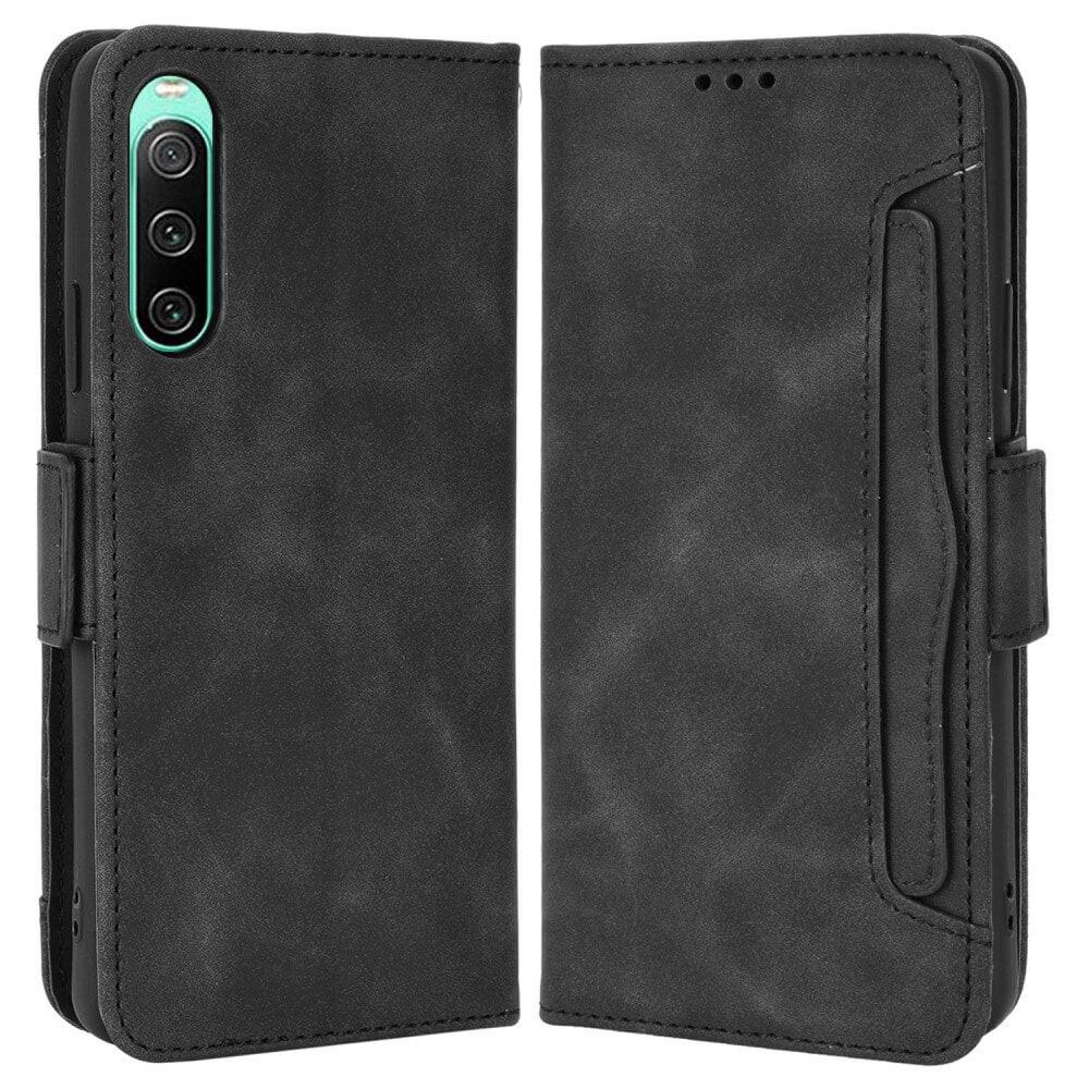 Cover-Discount  Sony Xperia 10 IV - Etui Mit Vielen Kartenfächer 