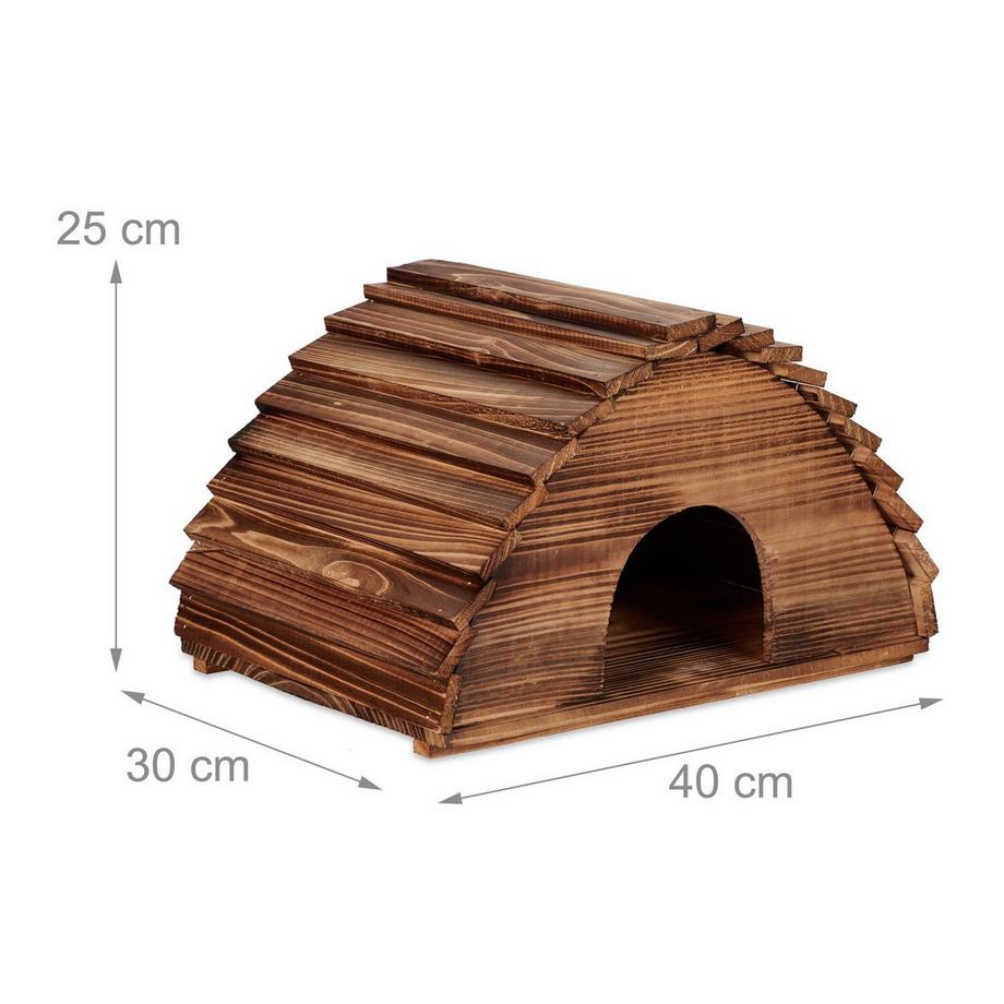 Northix  Igelhaus mit Boden 