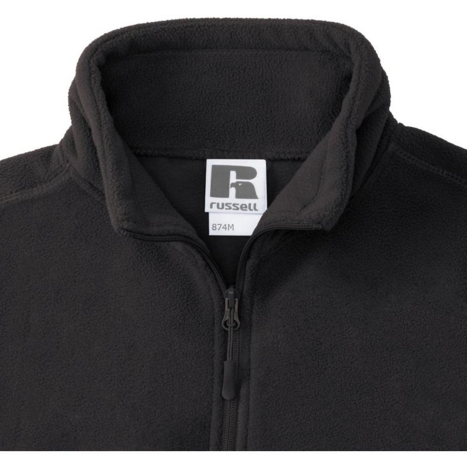 Russell Outdoor Fleecepullover mit Reißverschluss am Kragen  