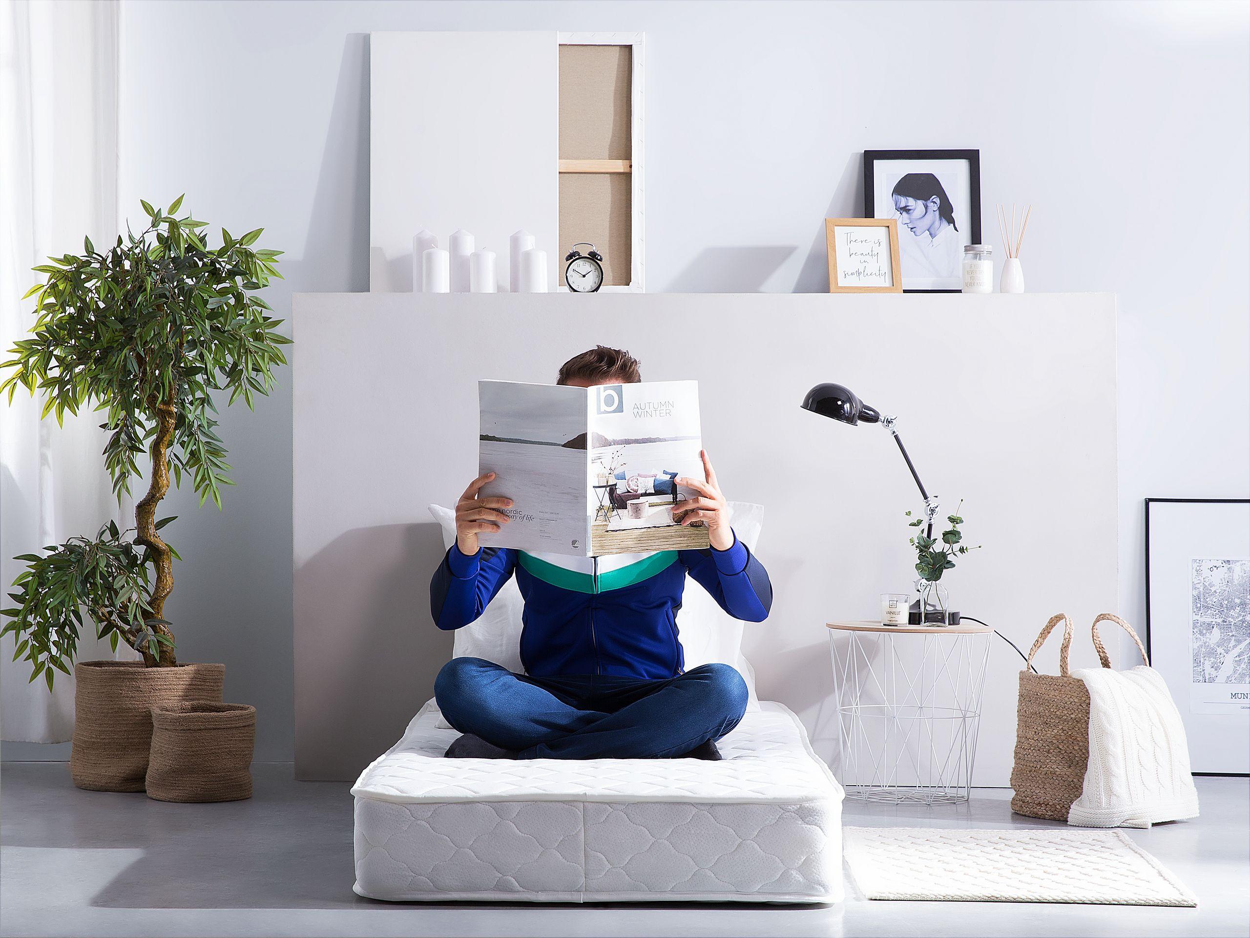 Beliani Materasso a molle insacchettate en Molle insacchettate DUO  