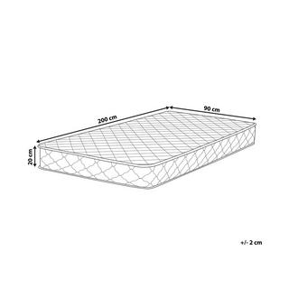 Beliani Matelas à ressorts ensachés en Ressorts ensachés DUO - Moyen  