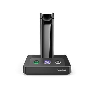 Yealink  Yealink WH63 UC Persönliches Audio-Konferenzsystem Kabellos Ohrbügel, Kopfband, im Ohr, Nackenband BüroCallcenter Mikro-USB Ladestation Schwarz 