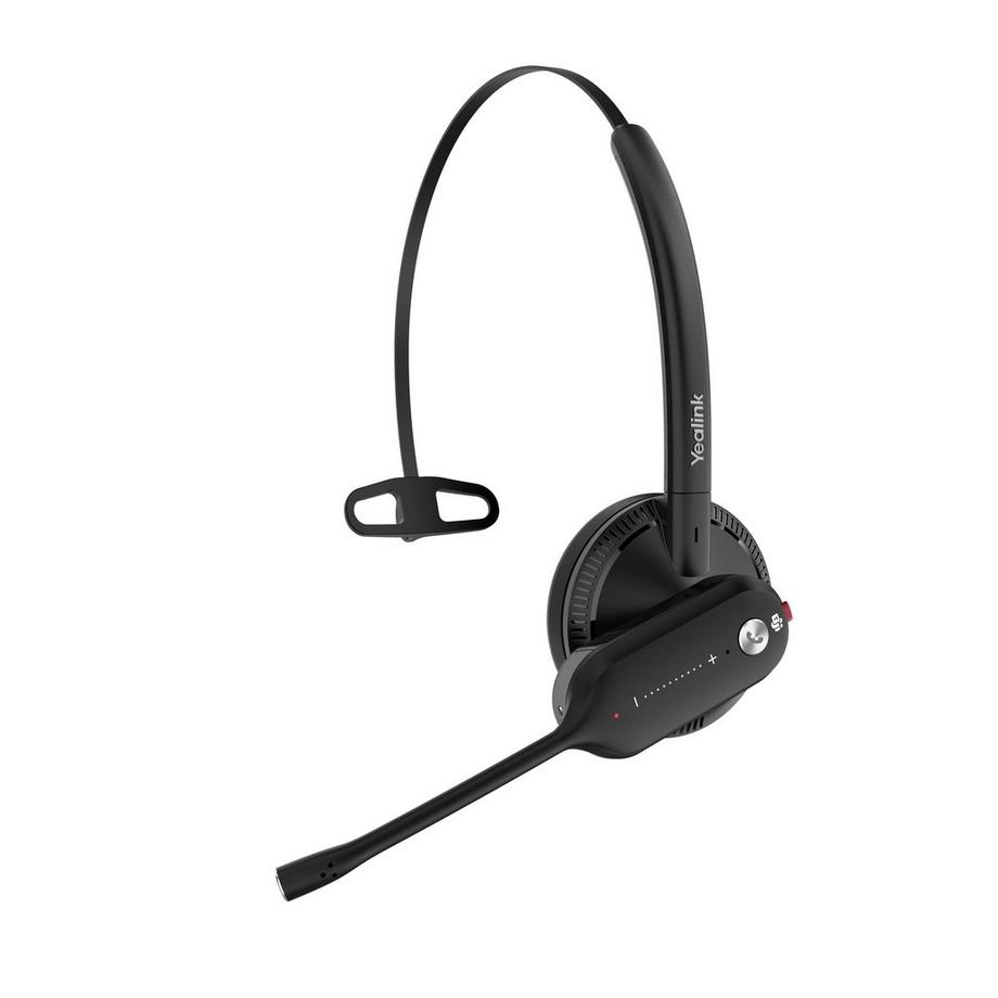 Yealink  Yealink WH63 UC Systèmes de conférences audio personnelle Sans fil Crochets auriculaires, Arceau, Ecouteurs, Minerve Bureau/Centre d'appels Micro-USB Socle de chargement Noir 