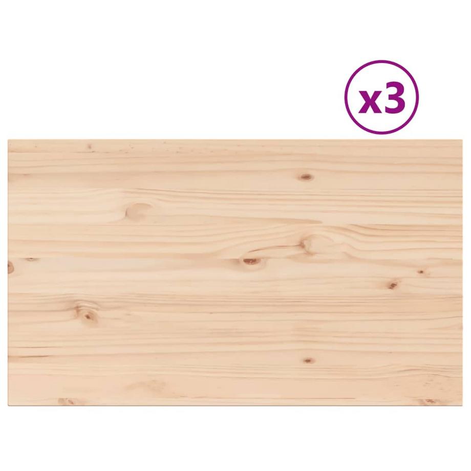 VidaXL Dessus de table bois de pin  