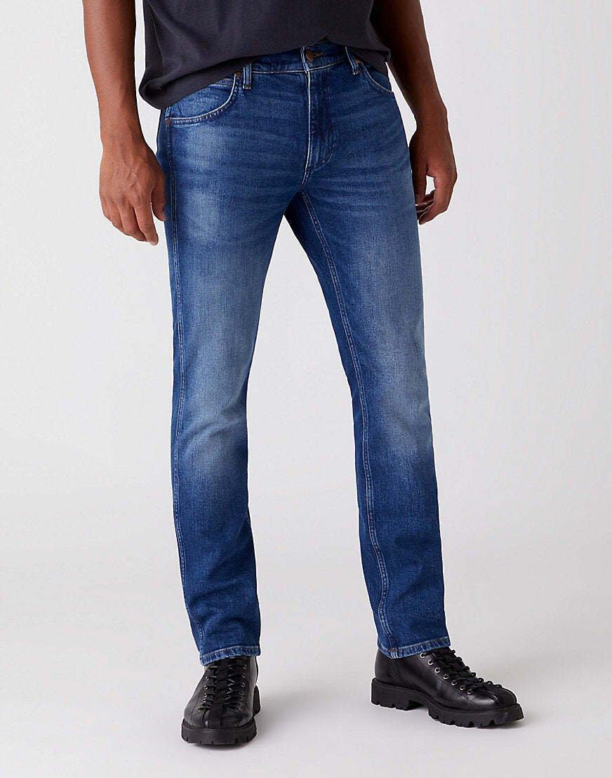Image of Jeans Straight Leg Greensboro Herren Blau Denim L32/W36