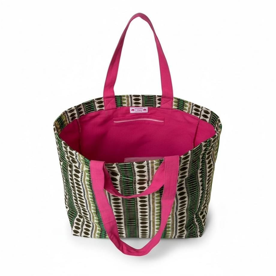 LUCKY & LOVE Borsa a spalla tessuta Sumerian  