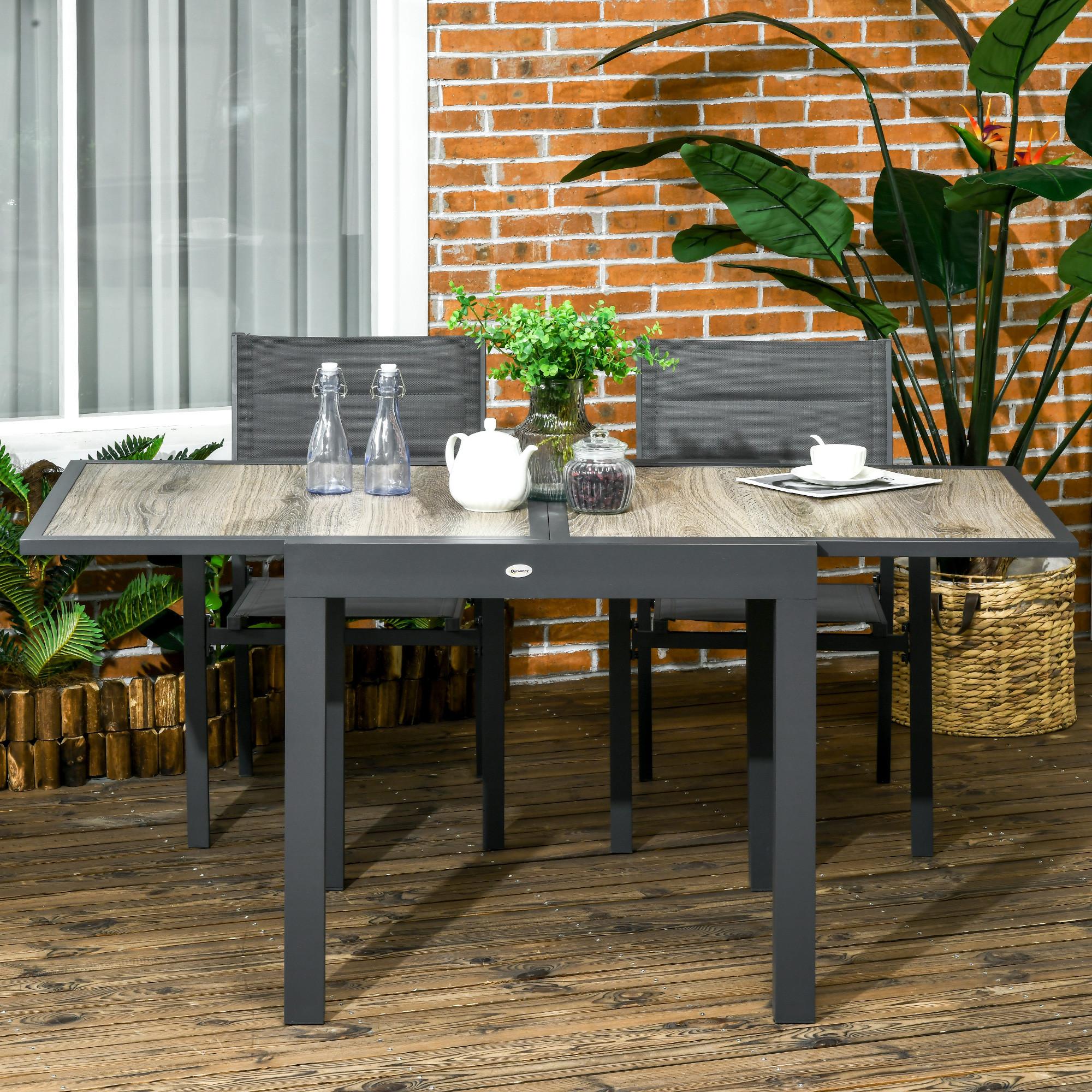 Outsunny Table de jardin  