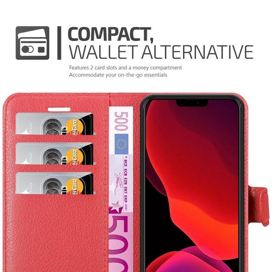 Cadorabo  Hülle für Apple iPhone 12 PRO MAX Standfunktion, Kartenfach 