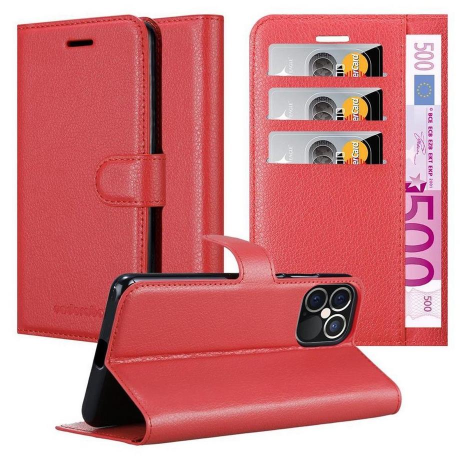 Cadorabo  Hülle für Apple iPhone 12 PRO MAX Standfunktion, Kartenfach 
