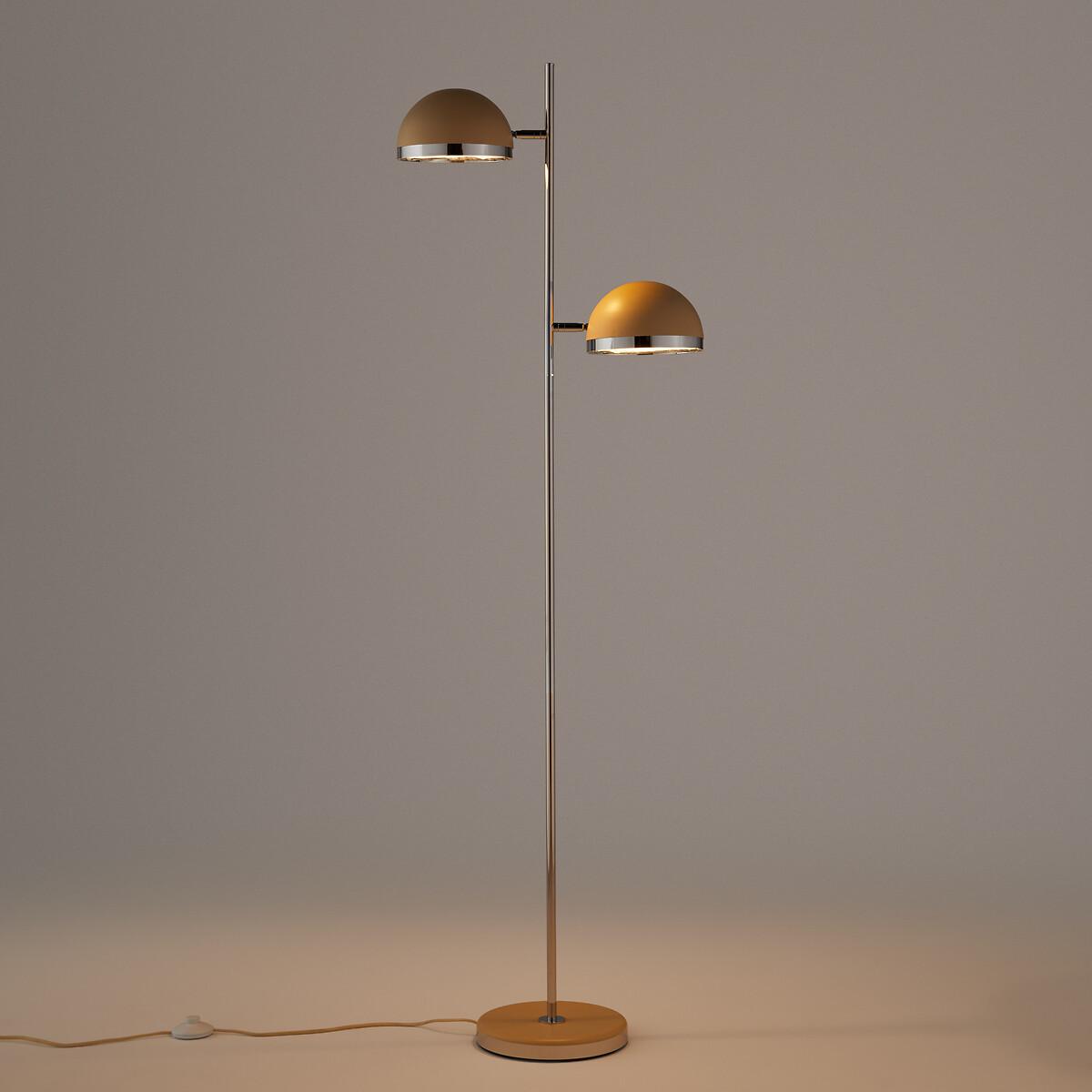 La Redoute Intérieurs Lampadaire en métal fer coloré et chrome  