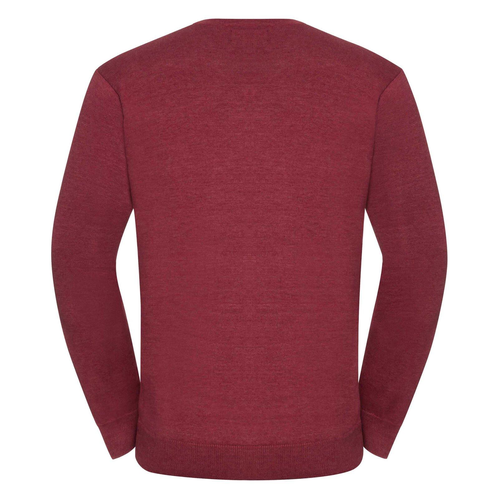 Russell  Collection Pullover à col en V Homme 