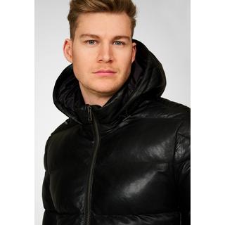 RICANO  Lederjacke Vince, Steppjacke mit Kapuze 