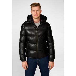 RICANO  Lederjacke Vince, Steppjacke mit Kapuze 