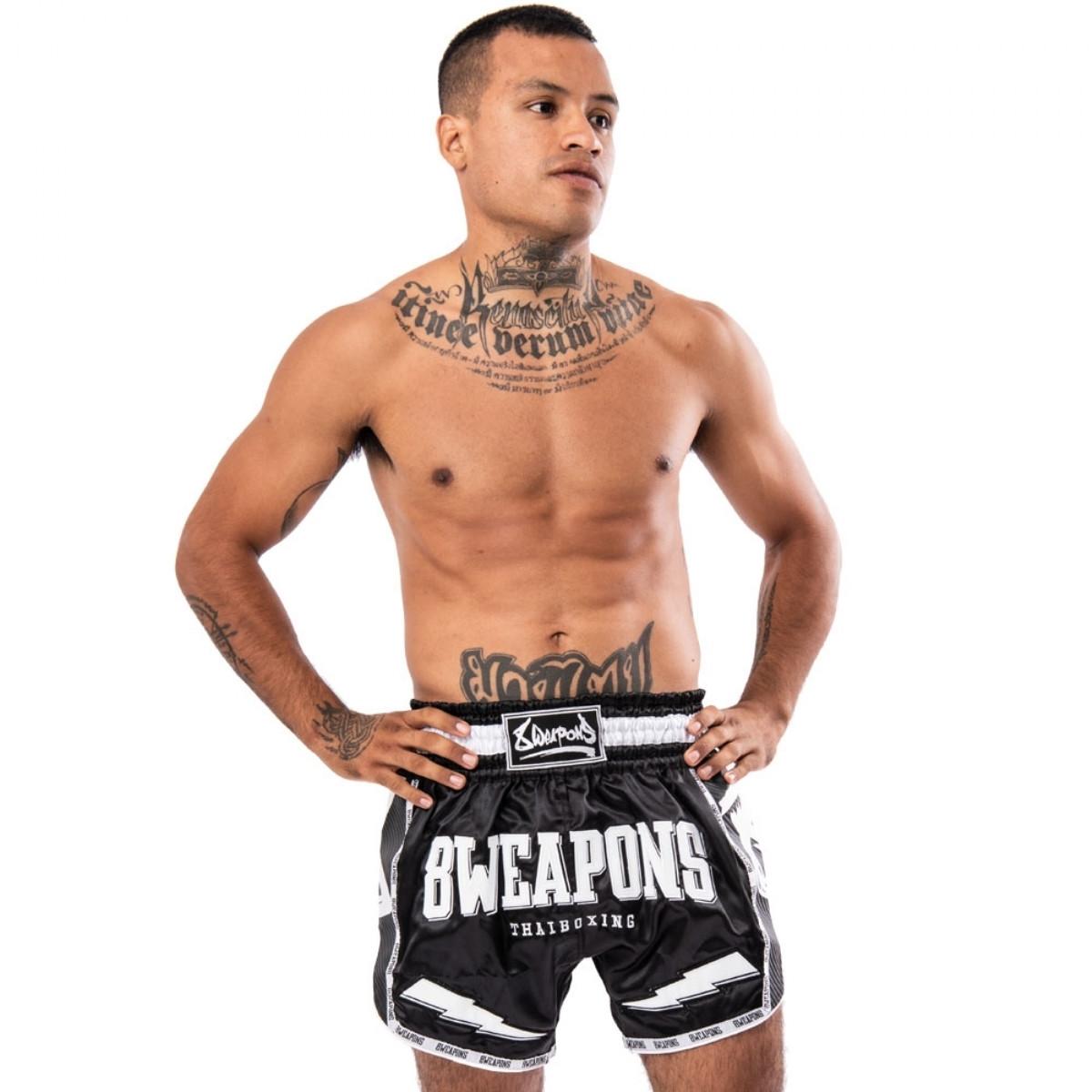 8WEAPONS  Shorts de Muay Thaï Carbon - Night 2.0 