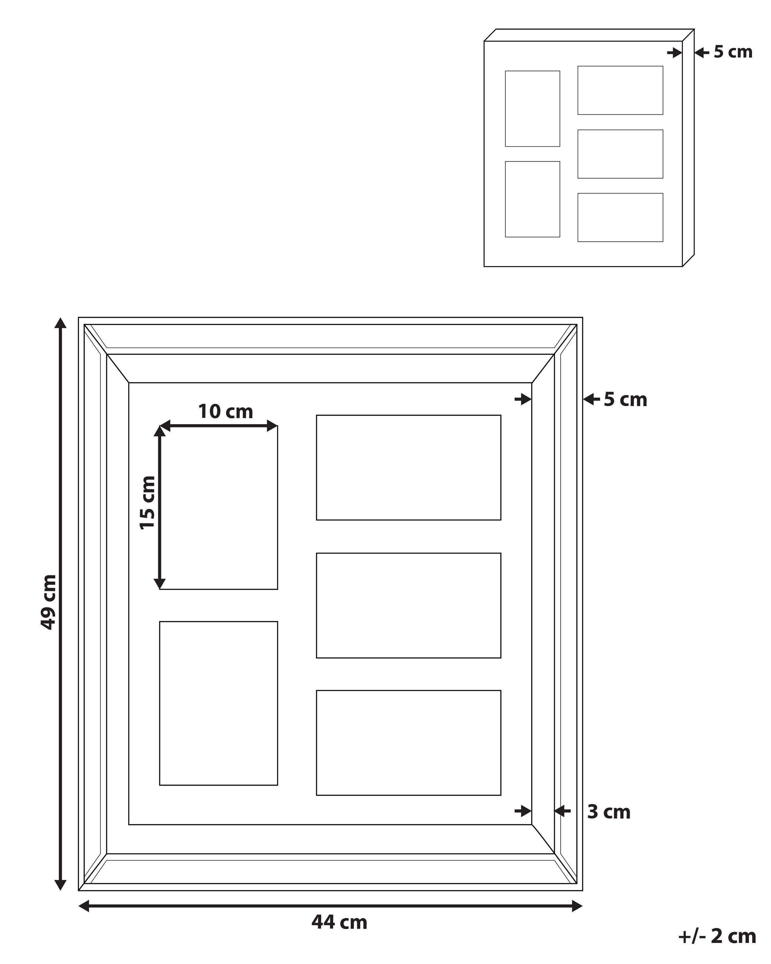 Beliani Cadre photo en Verre Glamour SINTA  