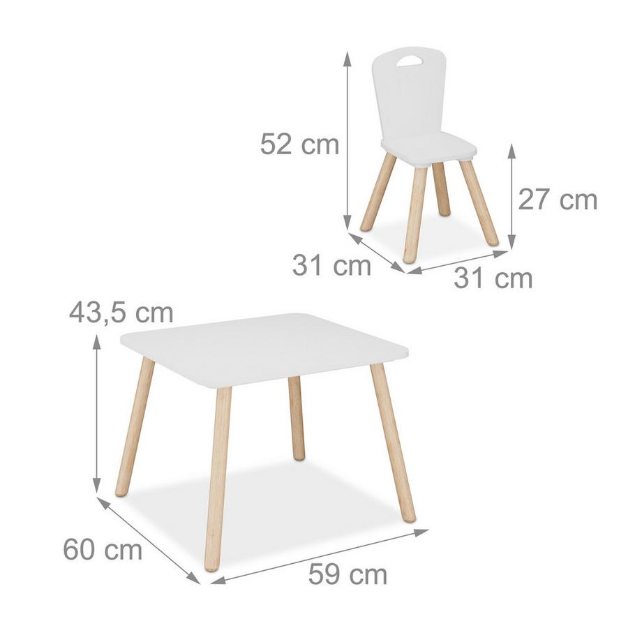 Northix  Ensemble de sièges pour enfants 3 pièces 