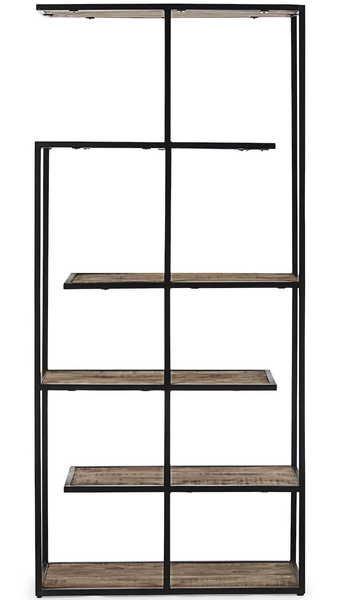 mutoni Scaffale libreria 5 ripiani Roderic  