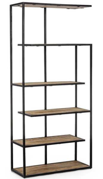 mutoni Scaffale libreria 5 ripiani Roderic  