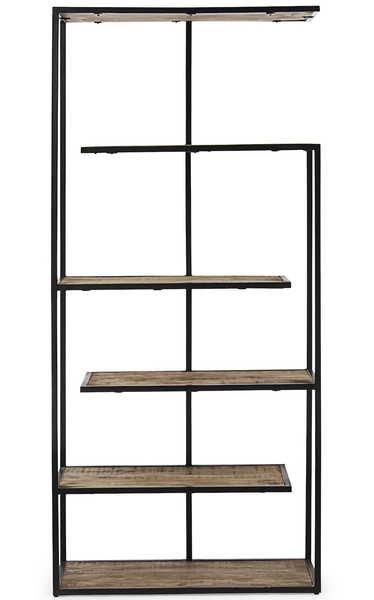 mutoni Scaffale libreria 5 ripiani Roderic  