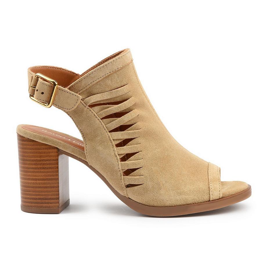 Ralph Harrison Janet Sandali Peep Toe con Tacco Largo  