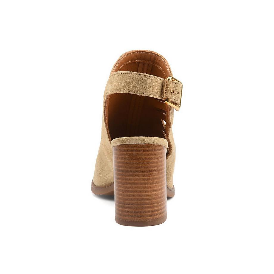 Ralph Harrison Janet Sandali Peep Toe con Tacco Largo  