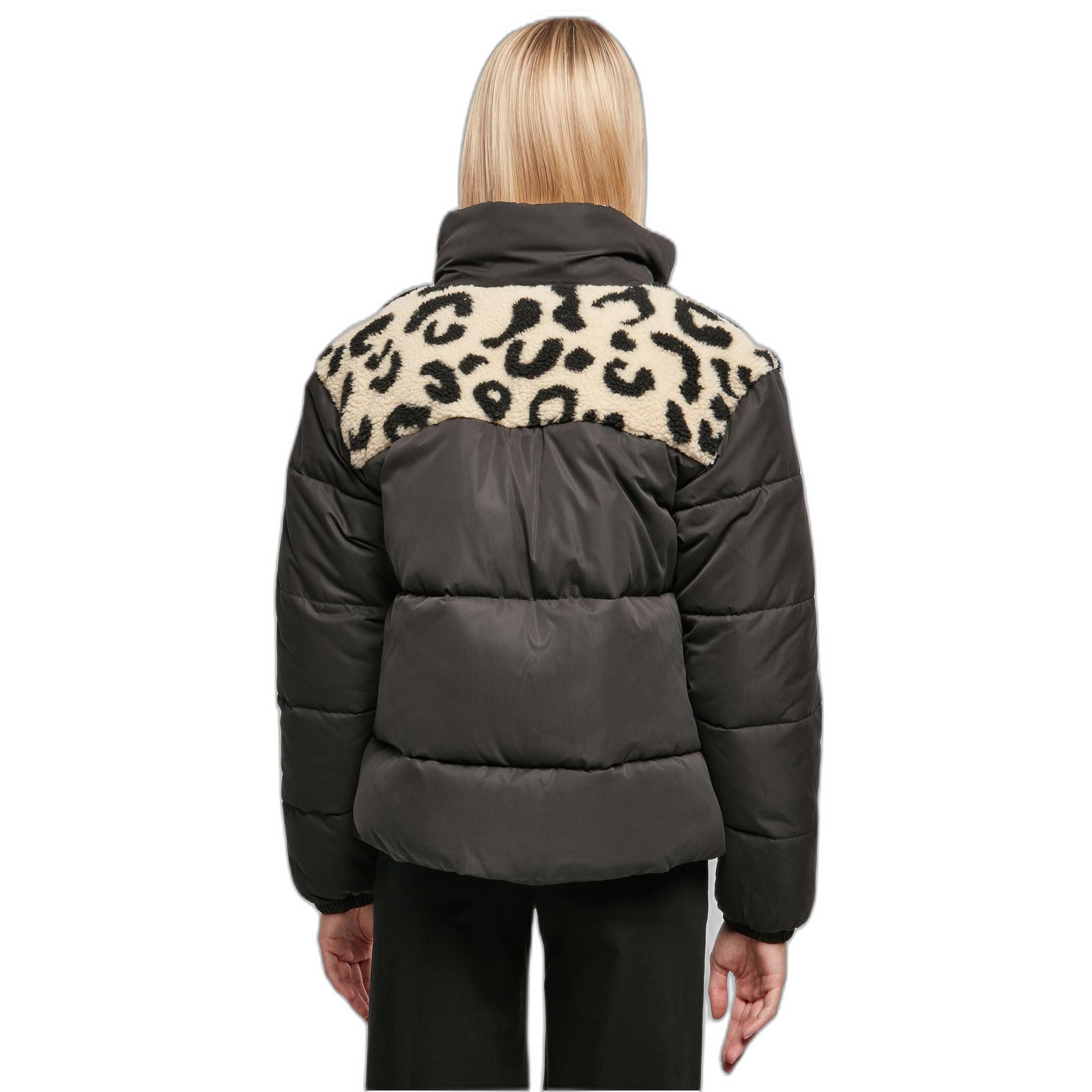 URBAN CLASSICS  herpa-daunenjacke gemicht damen urban claic aop herpa 