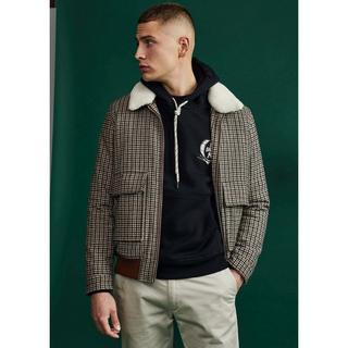 BEN SHERMAN  veste heritage check wool 