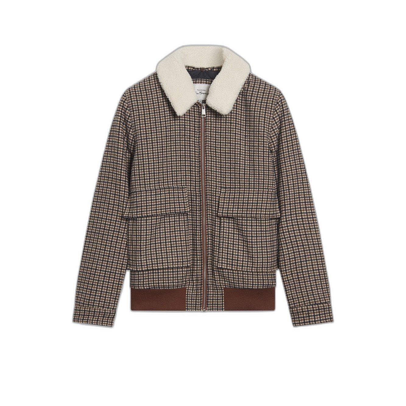 BEN SHERMAN  veste heritage check wool 